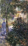 Claude Monet, Blue Shadows Camille in the Garden at Argenteuil